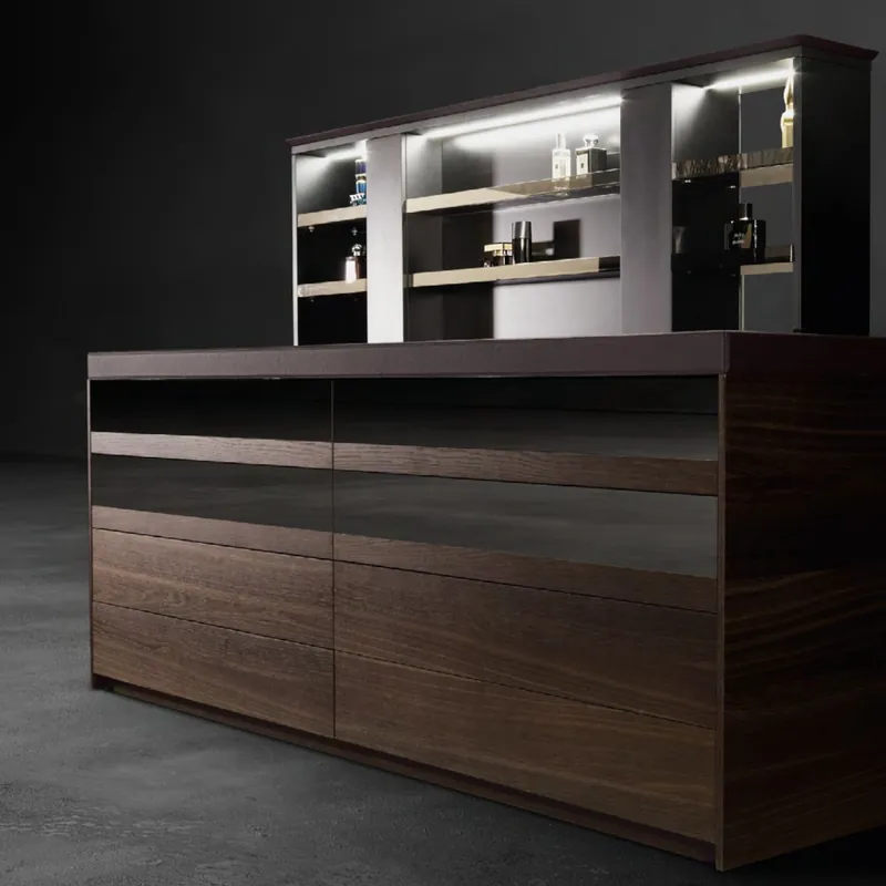 Step Up Island Dresser layout