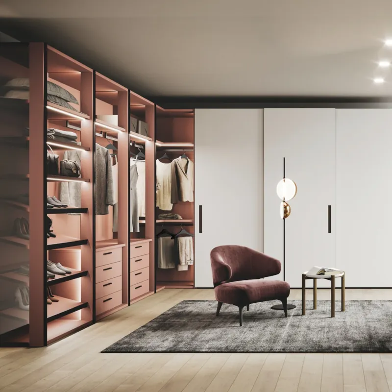 Unlimited Wardrobe storage wall