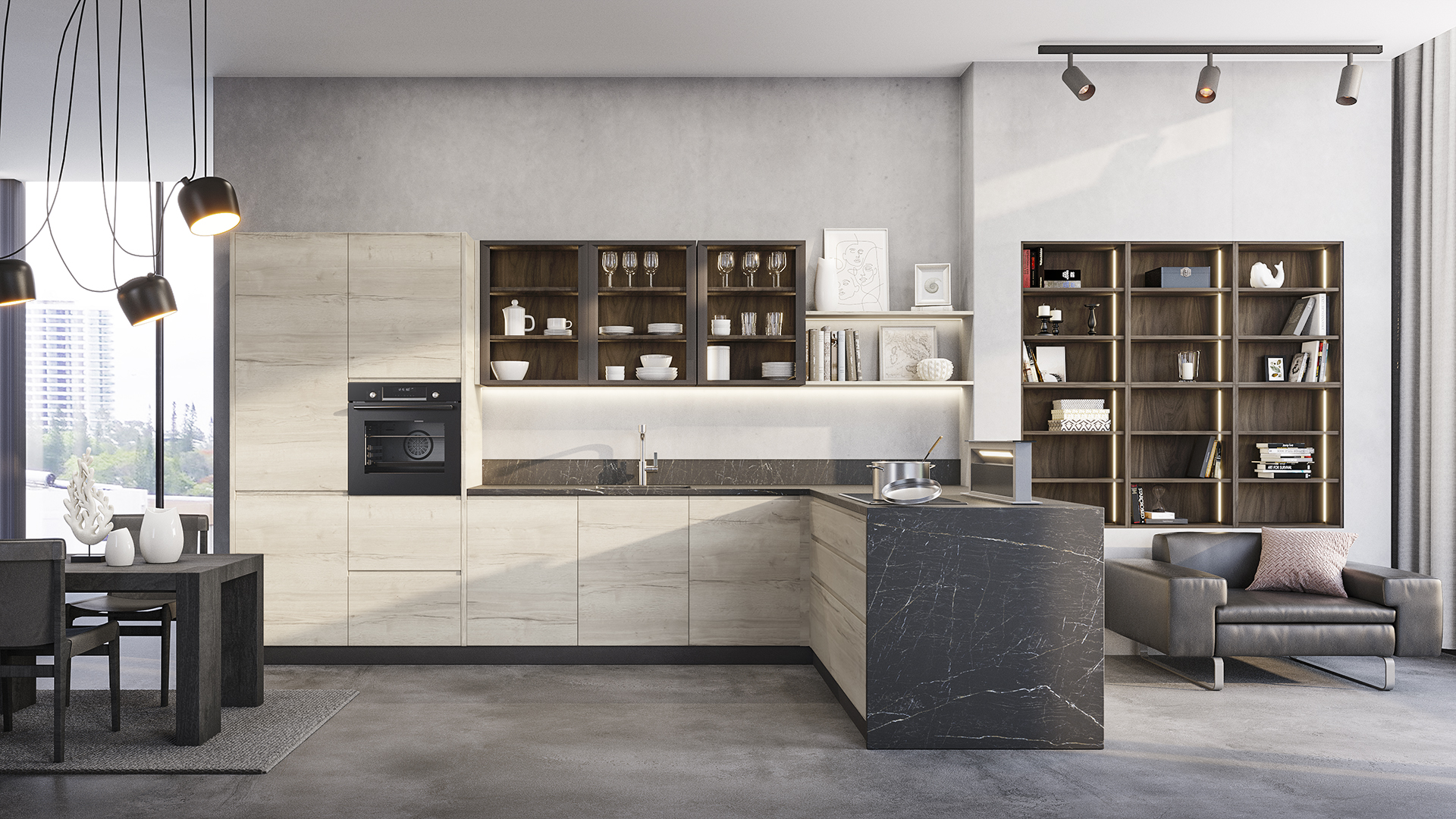 Verona & Monza — VERONA WHITE HALIFAX OAK