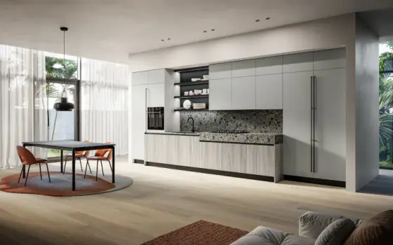 Cloe modern kitchen — lacquered